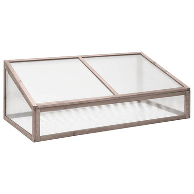 Vidaxl Greenhouse 110x58.5x39 cm Pine -wood Gray