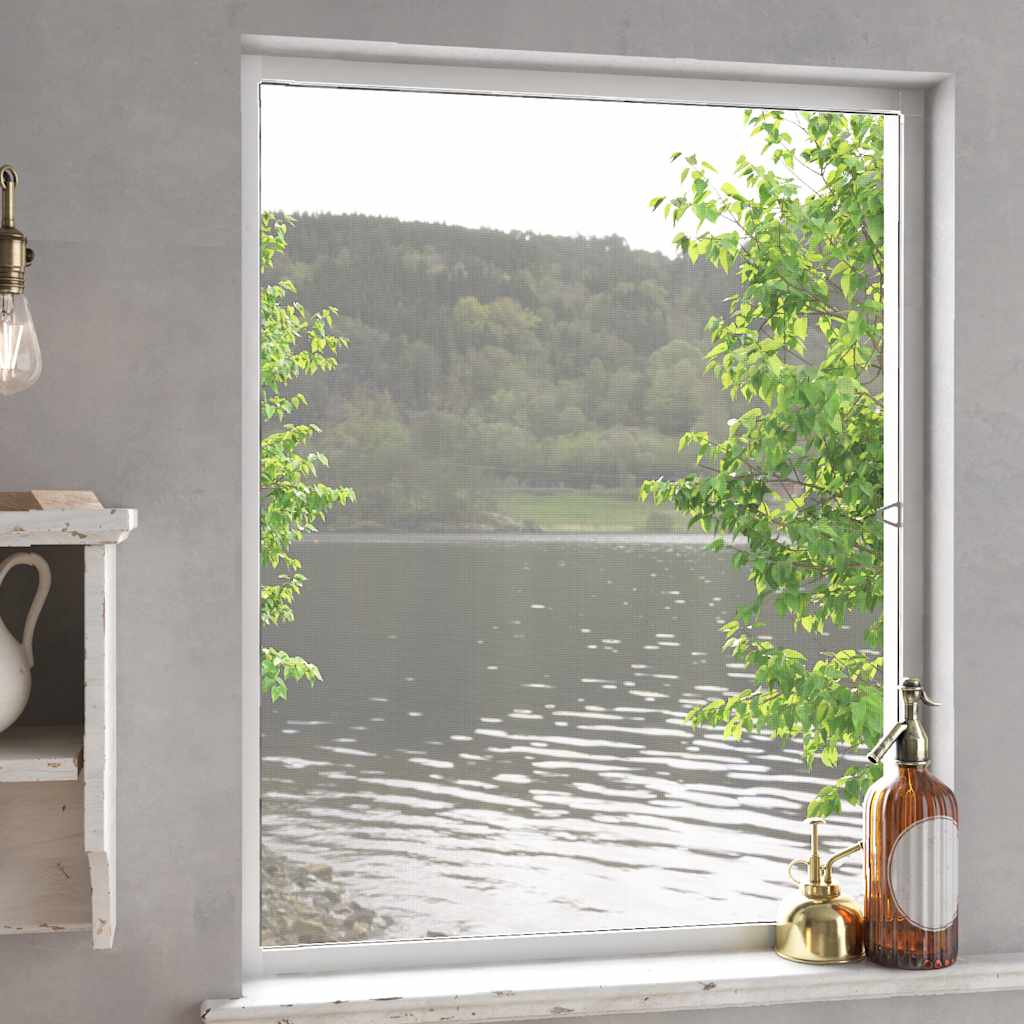Vidaxx mampara para ventana 100x120 cm blanco