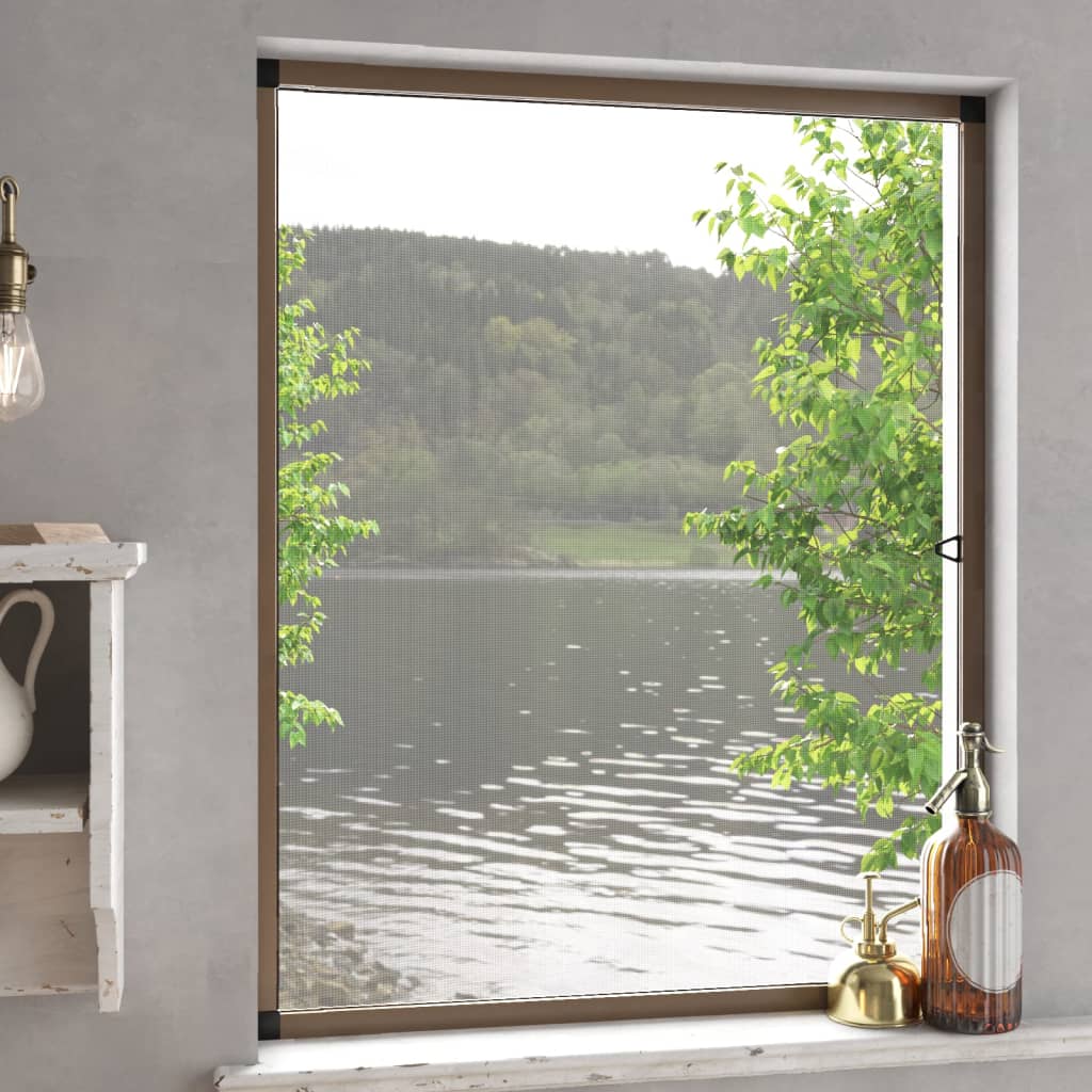 Vidaxx window screen 100x120 cm brown