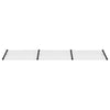 Vidaxl Port Canopy 358.5x90 cm Policarbonato nero e trasparente