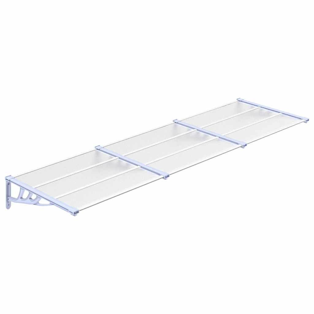 Vidaxl Port Canopy 297.5x90 cm in policarbonato grigio e trasparente