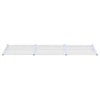 Vidaxl Port Canopy 297.5x90 cm in policarbonato grigio e trasparente