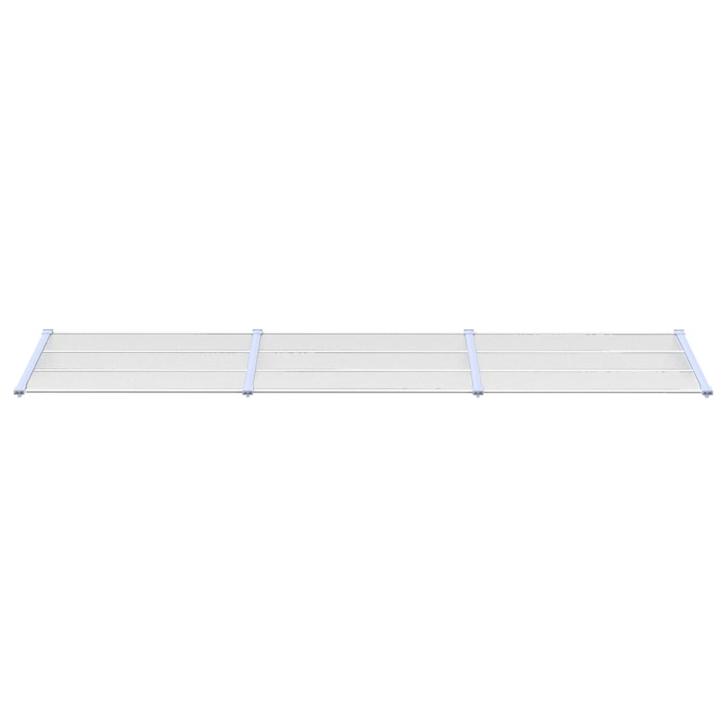 Vidaxl Port Canopy 358.5x90 cm in policarbonato grigio e trasparente