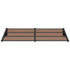 Vidaxl Port Canopy 199x90 cm in policarbonato nero
