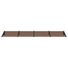 Vidaxl deurluifel 396x90 cm polycarbonaat zwart