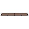 Vidaxl deurluifel 396x90 cm polycarbonaat zwart