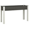 Vidaxl fioriera raccolta 120x40x75 cm grigio HKC