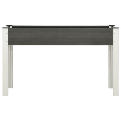 Vidaxl fioriera raccolta 120x40x75 cm grigio HKC