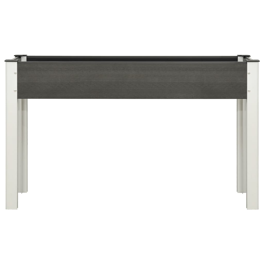 Vidaxl fioriera raccolta 120x40x75 cm grigio HKC
