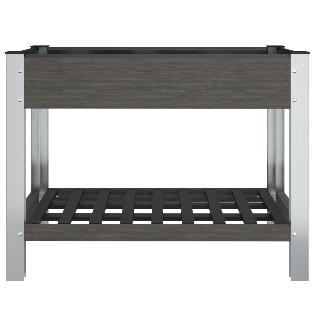 Vidaxl fioriera sollevata con scaffale 100x50x75 cm HKC