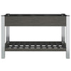Plantador Vidaxl criado con el estante 120x50x75 cm HKC Gray