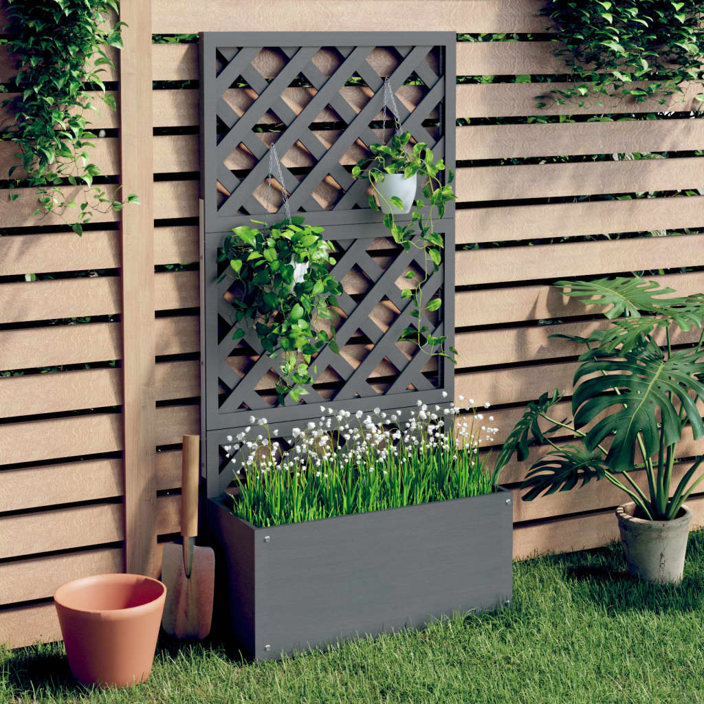 Vidaxl fioriera con latwerk 65x333x135 cm HKC