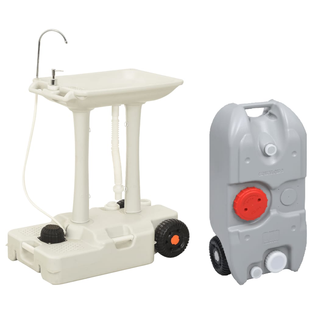 Vidaxl Camping cera e serbatoio dell'acqua Portable
