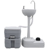 Vidaxl Camping Wilet e Washbasin con serbatoio dell'acqua