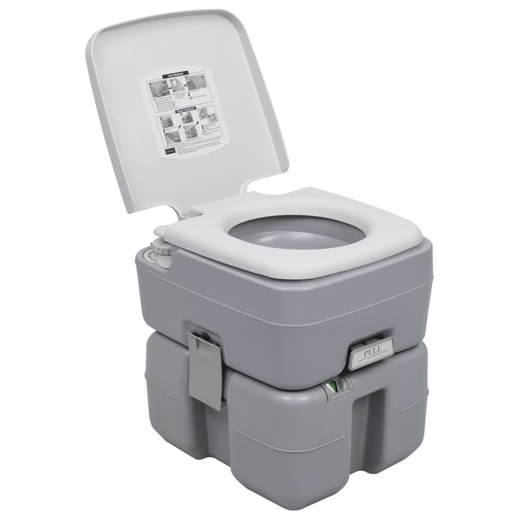 Vidaxl Camping Wilet e lavandino impostato portatile