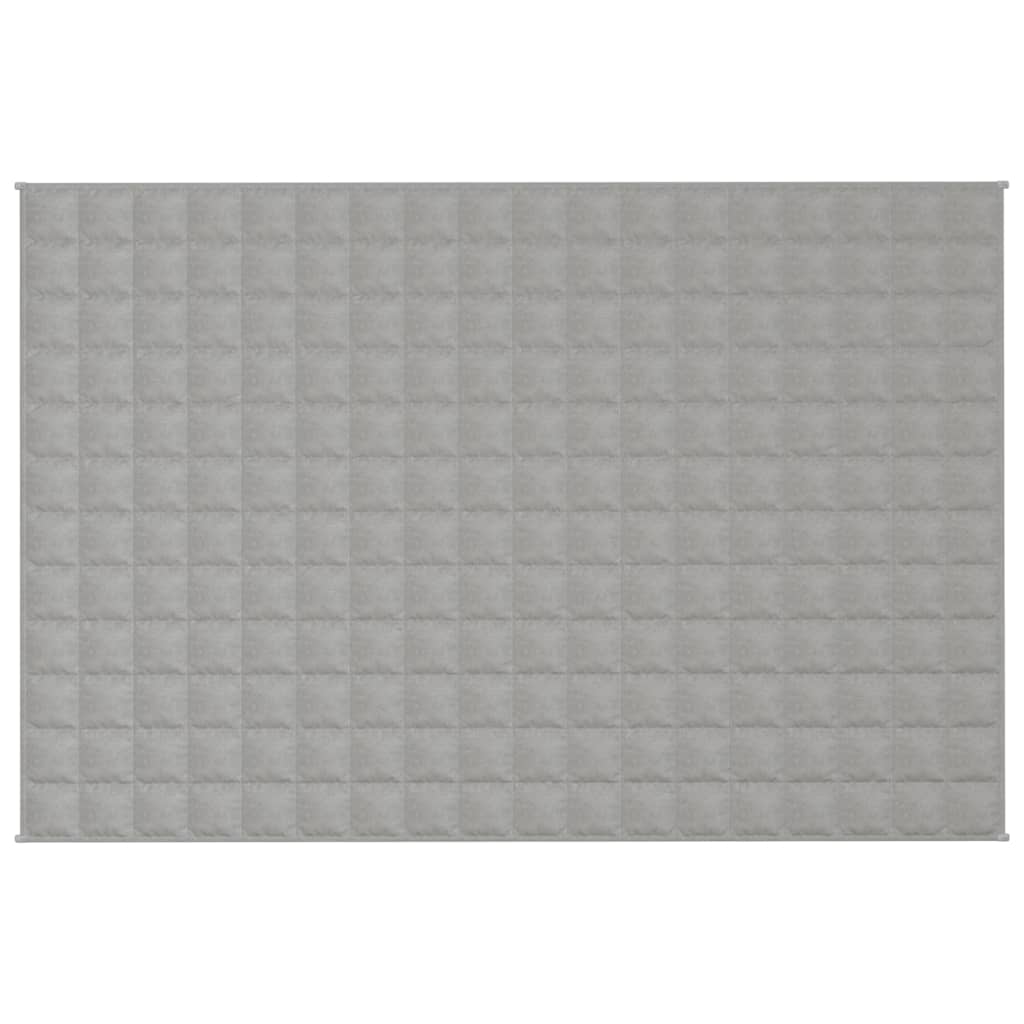 Vidaxl Weakage Manta 122x183 cm 9 kg de tela gris