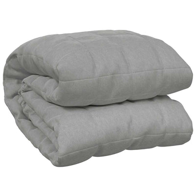 Vidaxl Weakage blanket 140x200 cm 10 kg of fabric gray