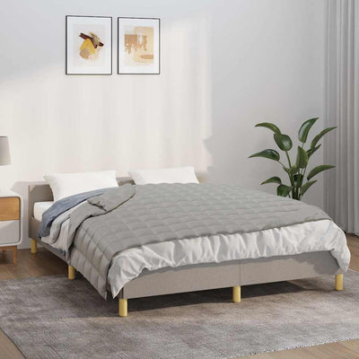 Vidaxl Weakage blanket 140x200 cm 10 kg of fabric gray