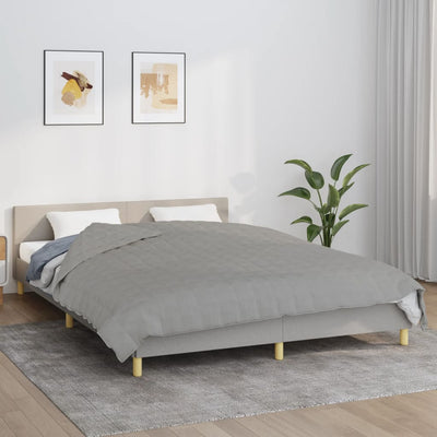 VidaXL Weakage blanket 200x220 cm 9 kg of fabric gray