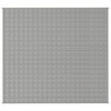 VIDAXL Coperta debole 200x230 cm 9 kg di tessuto grigio