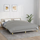 VIDAXL Coperta debole 200x230 cm 9 kg di tessuto grigio