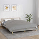 VIDAXL Coperta debole 200x220 cm 13 kg di tessuto grigio