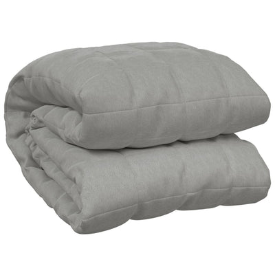 VIDAXL Coperta debole 200x230 cm 13 kg di tessuto grigio