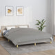 VIDAXL Coperta debole 220x240 cm 11 kg di tessuto grigio