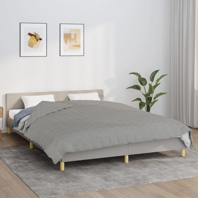 Vidaxl Weakage blanket 220x230 cm 15 kg of fabric gray