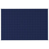 VIDAXL Coperta debole 122x183 cm 5 kg di tessuto blu