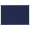 VIDAXL Coperta debole 122x183 cm 9 kg di tessuto blu