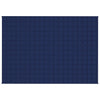 VIDAXL Coperta debole 140x200 cm 6 kg di tessuto blu
