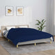 VIDAXL Coperta debole 200x220 cm 9 kg di tessuto blu