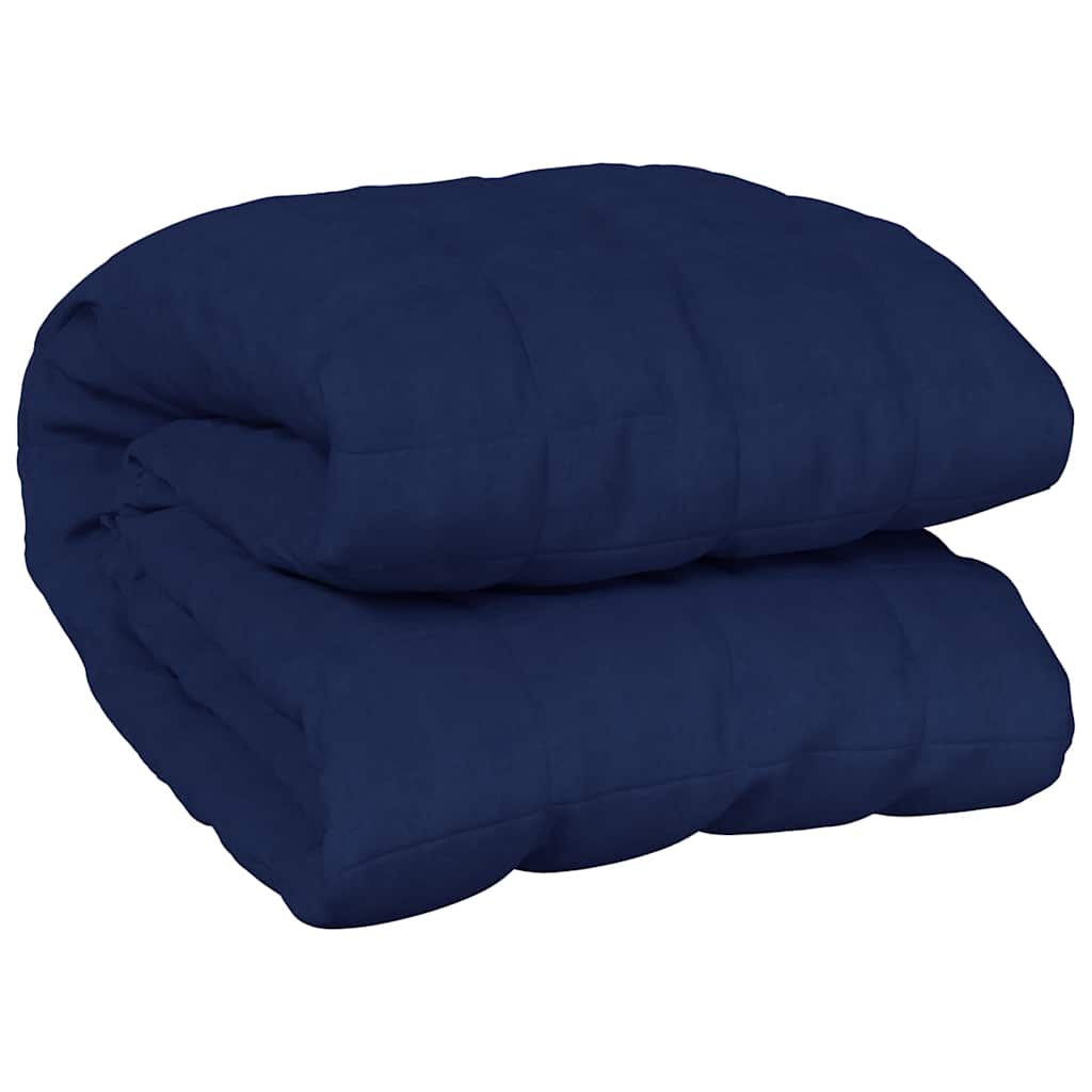 VIDAXL Coperta debole 220x240 cm 11 kg di tessuto blu