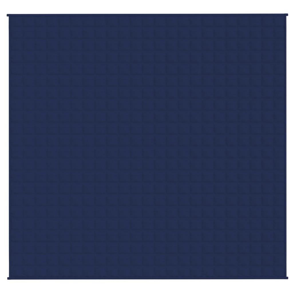 VIDAXL Coperta debole 220x230 cm 15 kg di tessuto blu