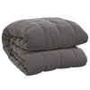Vidaxl Weakage Manta 122x183 cm 9 kg de tela gris