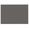 VIDAXL Coperta debole 135x200 cm 6 kg di tessuto grigio
