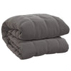 VIDAXL Coperta debole 152x203 cm 11 kg di tessuto grigio