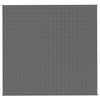 Manta de débil Vidaxl 220x230 cm 11 kg de tela gris
