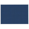 VIDAXL Coperta debole 140x200 cm 6 kg di tessuto blu