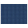 VIDAXL Coperta debole 152x203 cm 7 kg di tessuto blu