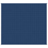 VIDAXL Coperta debole 220x240 cm 15 kg di tessuto blu
