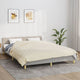 VIDAXL Coperta debole 220x240 cm 11 kg Crema leggera in tessuto