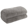 VIDAXL Coperta debole con copertina 122x183 cm 5 kg di tessuto grigio