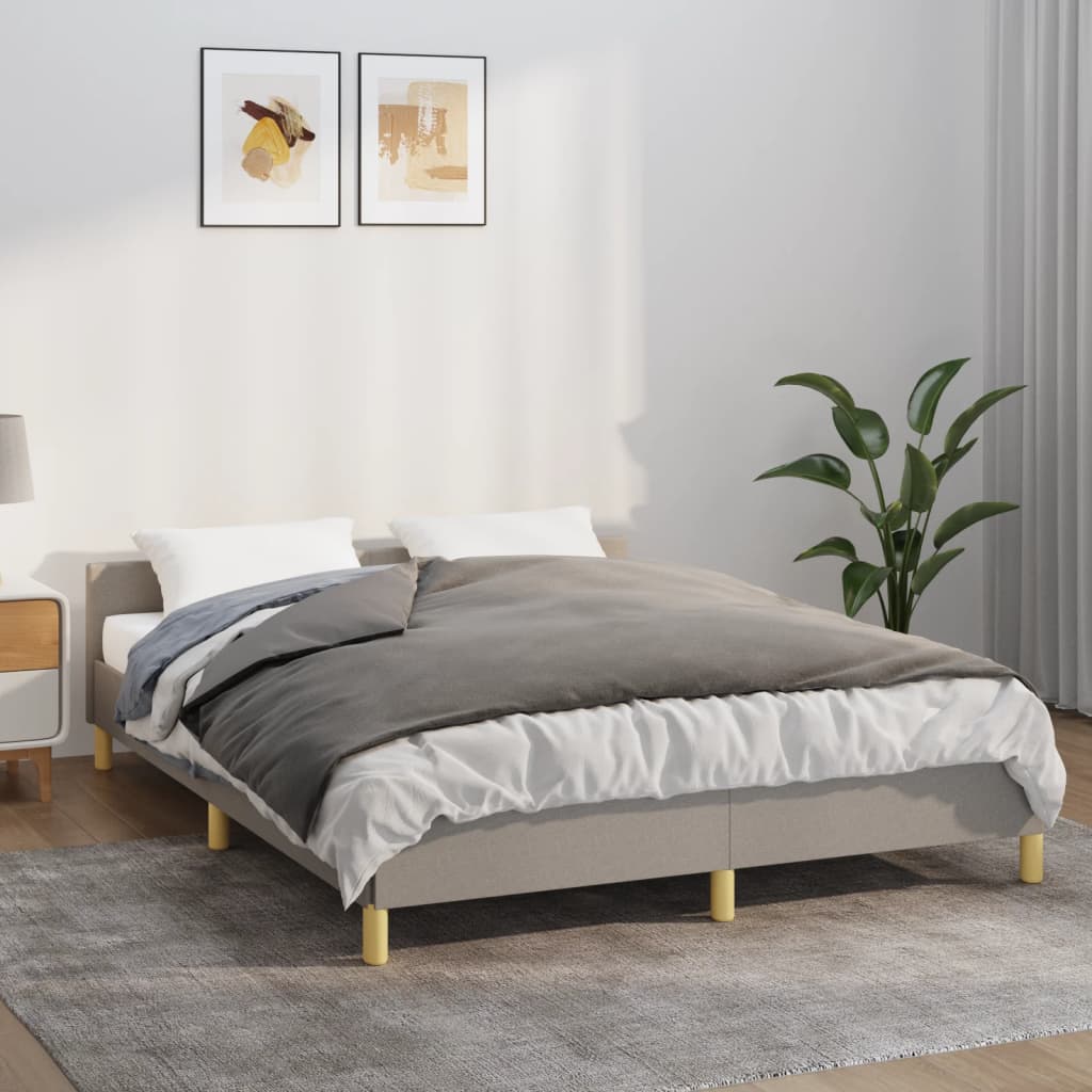 VIDAXL Coperta debole con copertura 135x200 cm 10 kg di tessuto grigio