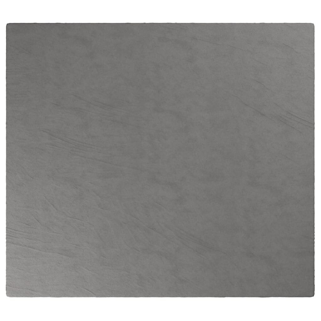VIDAXL Coperta debole con copertura 200x230 cm 13 kg di tessuto grigio