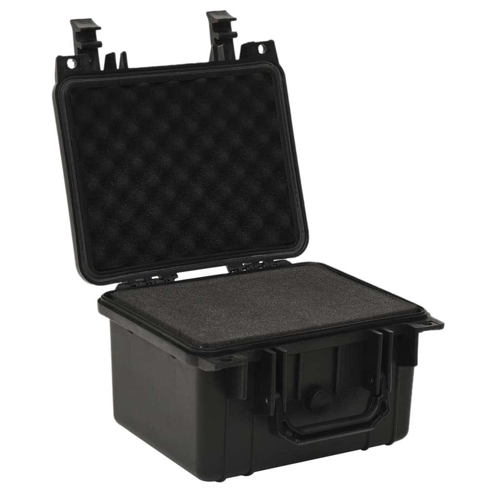 Vidaxl FlightCase portatile 27x25x18 cm pp nero