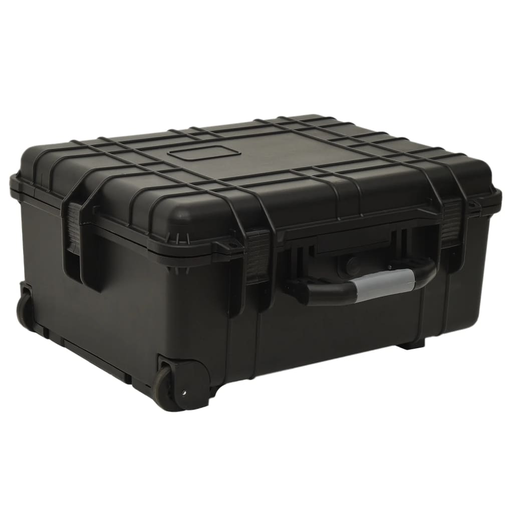 Vidaxl Flightcase on Wheels 58x45x27 cm pp nero