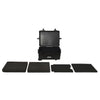 Vidaxl Flightcase on Wheels 58x45x27 cm pp nero
