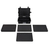 Vidaxl flightcase draagbaar 52x40x19 cm pp zwart